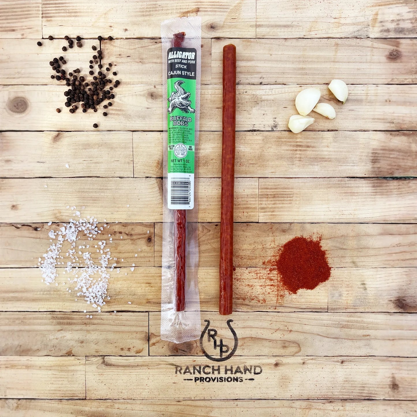 Alligator Beef Jerky Stick (Cajun-flavor)