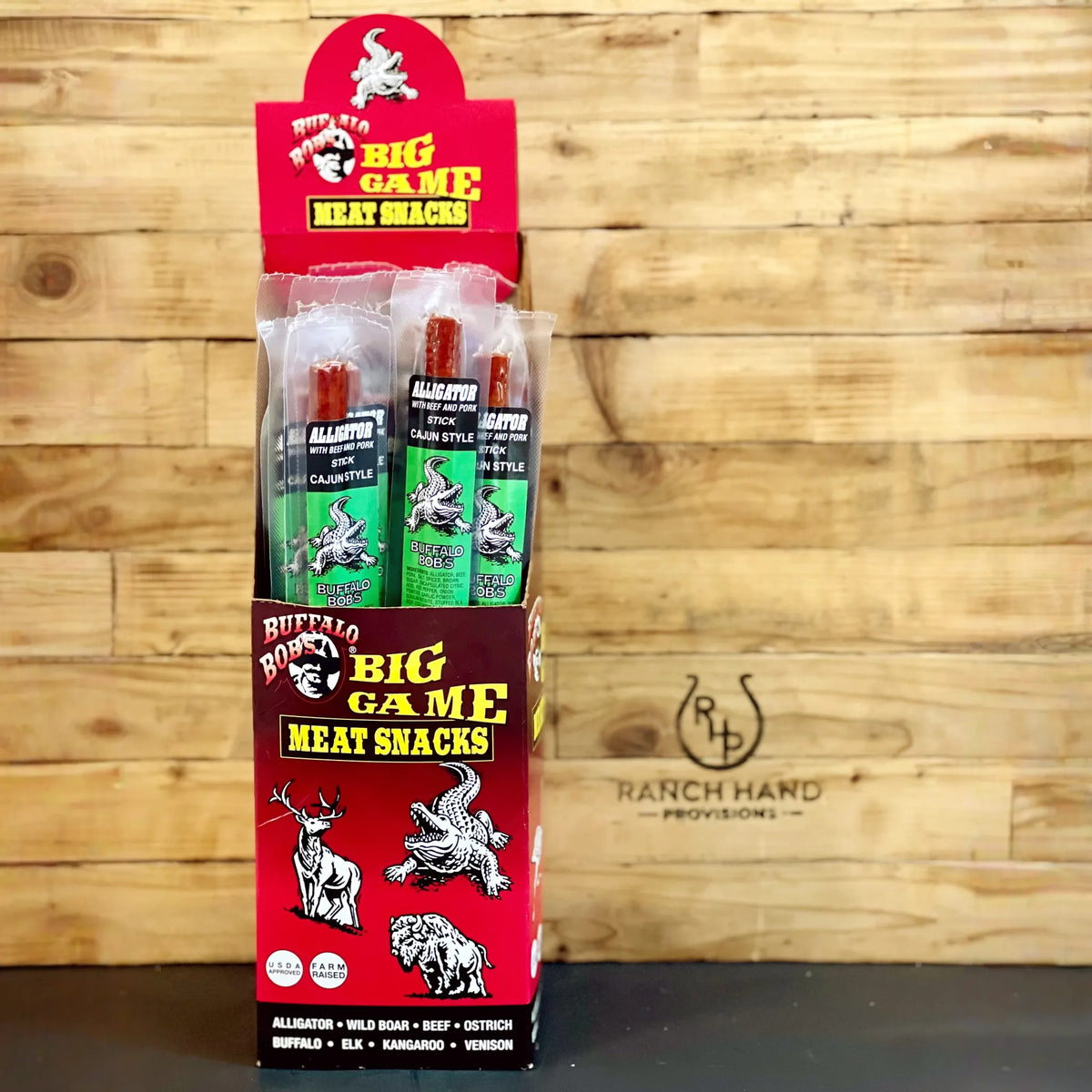 Alligator Beef Jerky Stick (Cajun-flavor) - 🆕 New Arrivals, All Products, Products from Ranch Hand Provisions, 🍅 Grocery - Little Red General Store