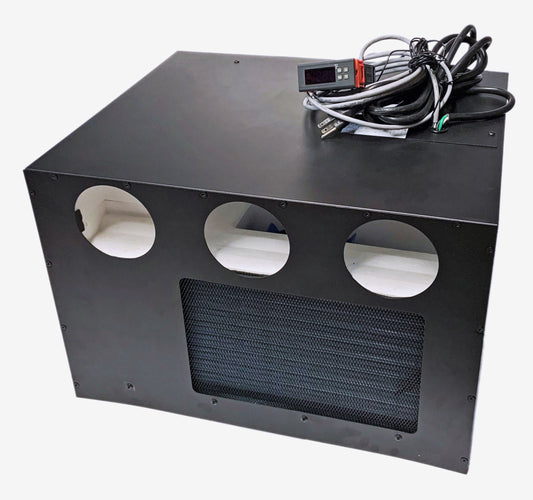 Ice Qube Inc. Model: 5000 Cool Qube AC - RV/Trailer/Clean Room Air Conditioner for Use in Guard Booth, Computer Rack with HEPA Filter, and Thermostat.