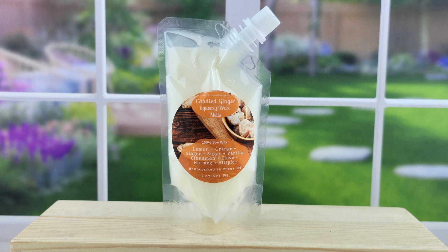 Candied Ginger Soy Wax Melts (Clamshells & Squeezable Wax)