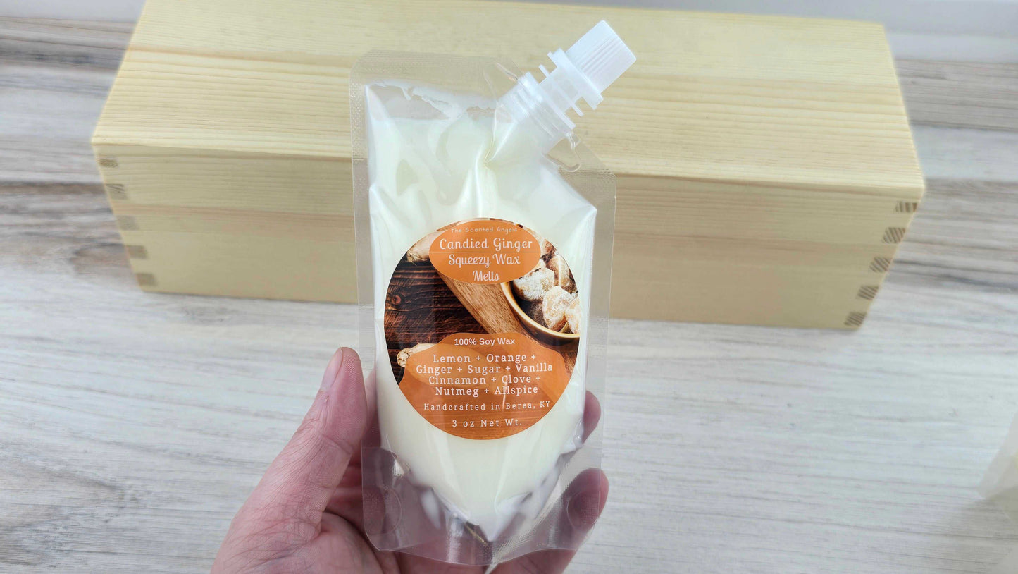 Candied Ginger Soy Wax Melts (Clamshells & Squeezable Wax)