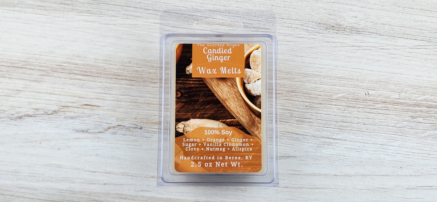 Candied Ginger Soy Wax Melts (Clamshells & Squeezable Wax)