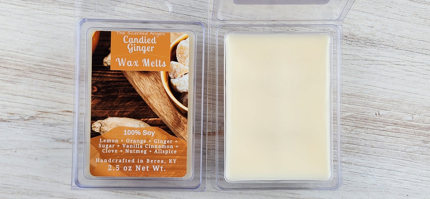 Candied Ginger Soy Wax Melts (Clamshells & Squeezable Wax)