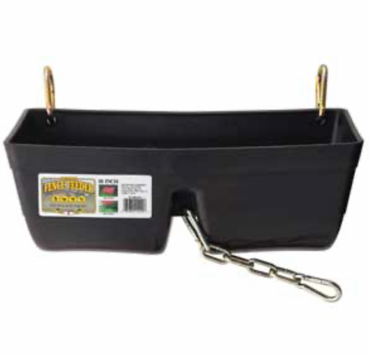 Fence Feeder - 16 Inch - BLACK