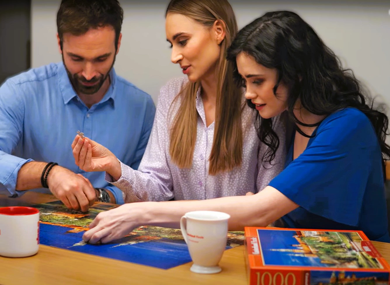 2000 Piece Jigsaw Puzzle, Owls, Animal puzzle, Art. Jigsaws, Animal painting, Vibrant color, Adult Puzzle, Castorland C-200535-2