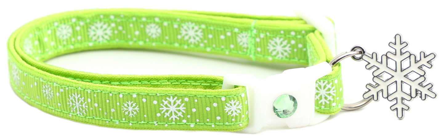 Snow Flurries Breakaway Cat Collar