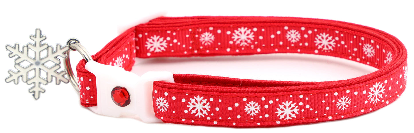 Snow Flurries Breakaway Cat Collar