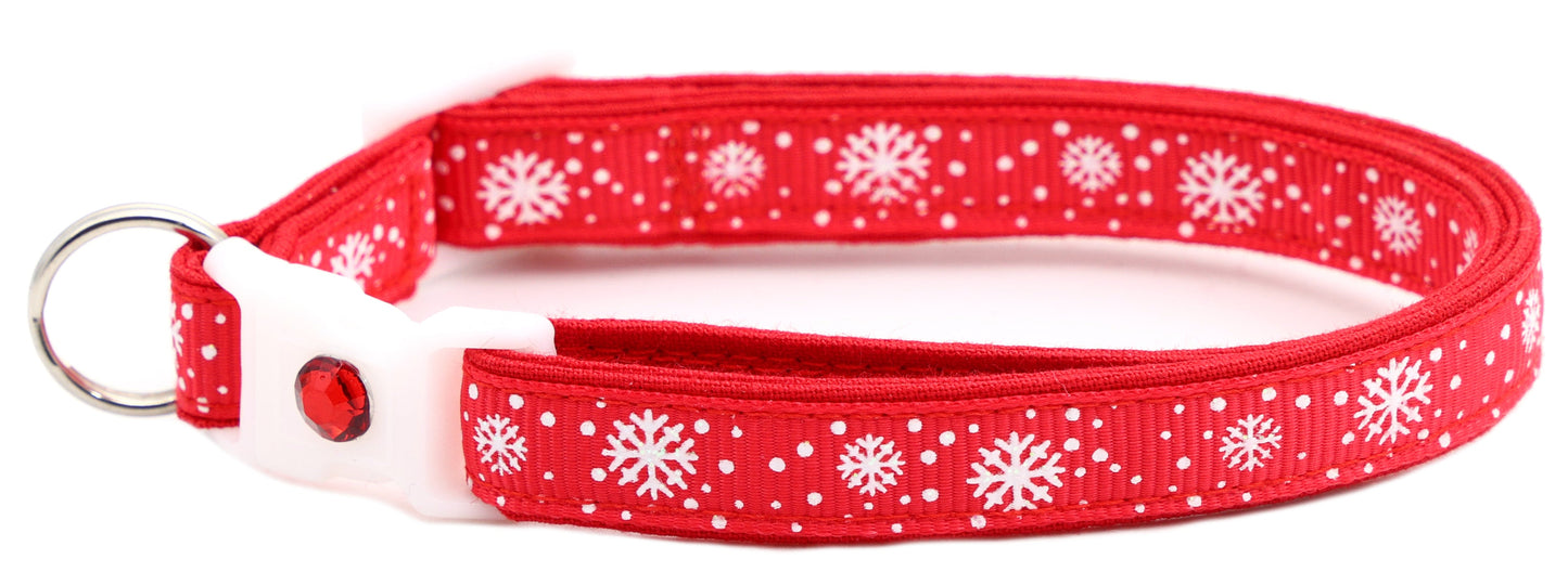 Snow Flurries Breakaway Cat Collar