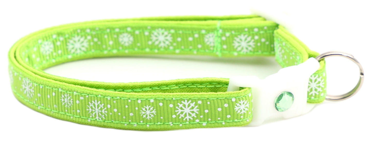 Snow Flurries Breakaway Cat Collar