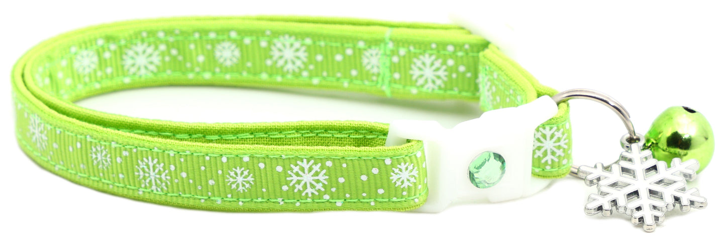 Snow Flurries Breakaway Cat Collar