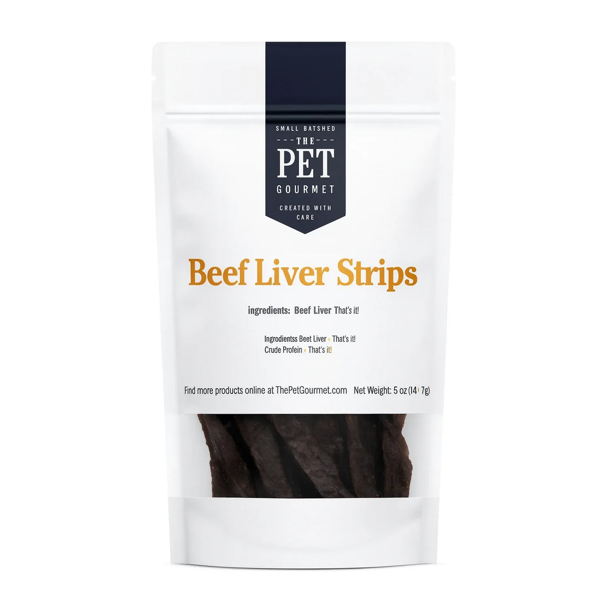 Beef Liver Jerky Strips, 5 oz
