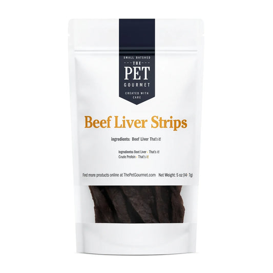 Beef Liver Jerky Strips, 5 oz