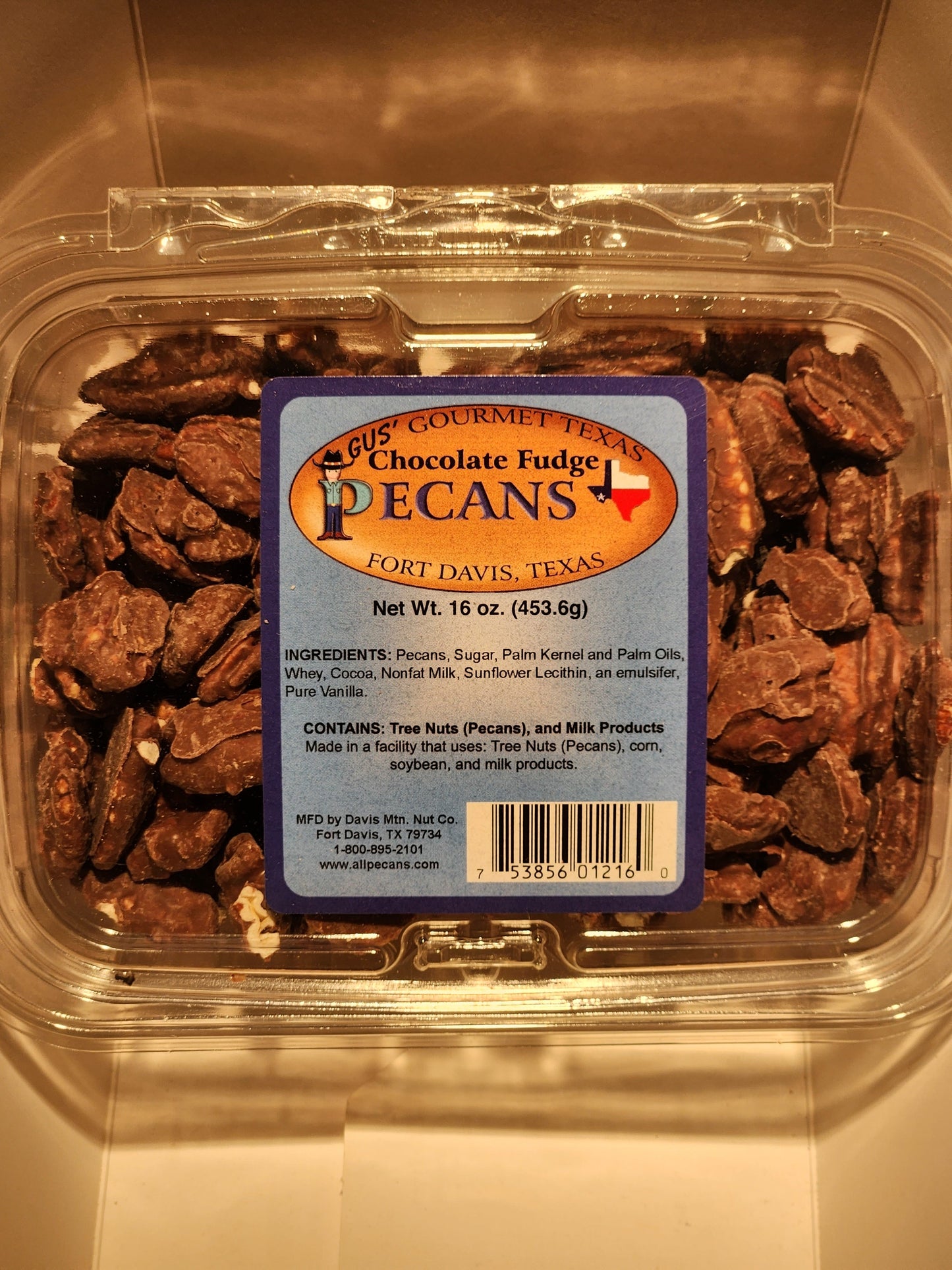 1 lb. Chocolate Fudge Pecans