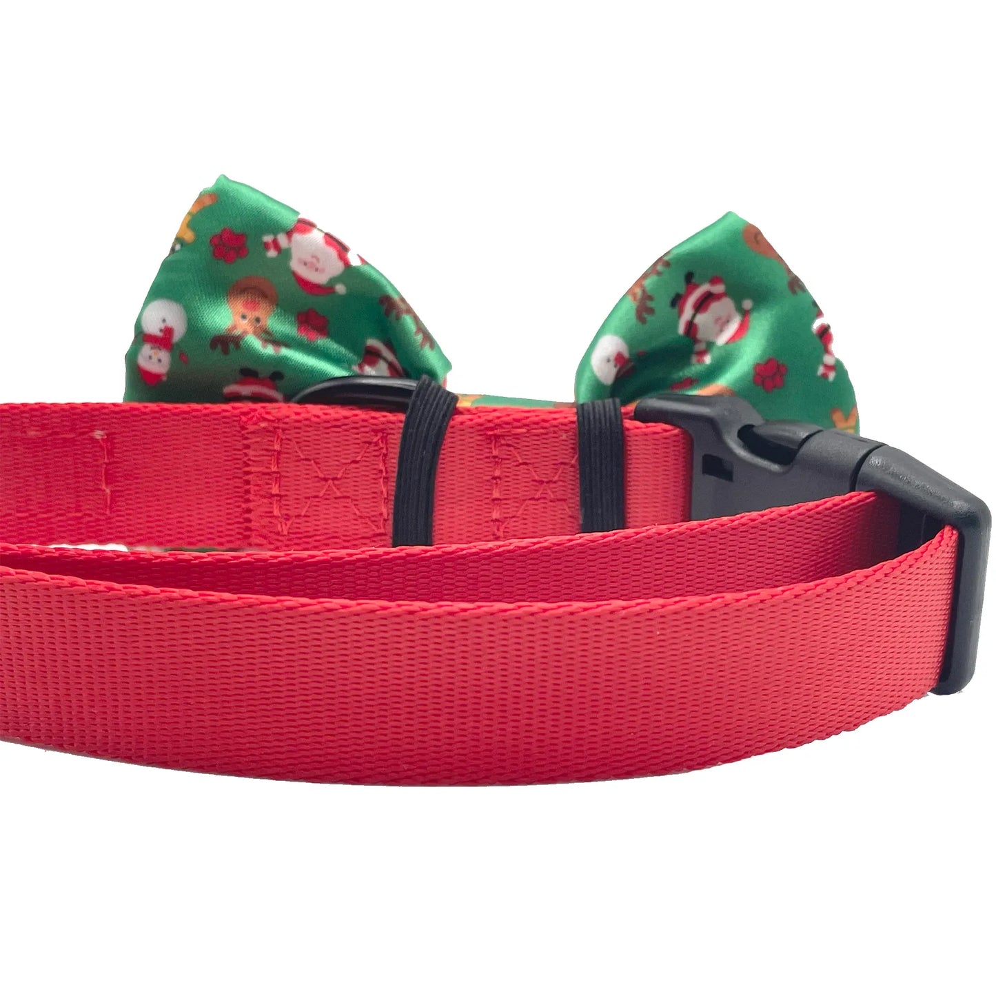 Christmas Festive Green Holiday Dog Bow Tie