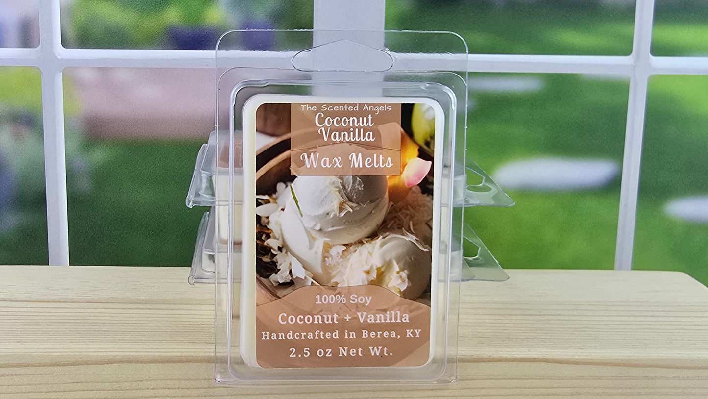 Coconut Vanilla Soy Wax Melts (Clamshells & Squeezable Wax)