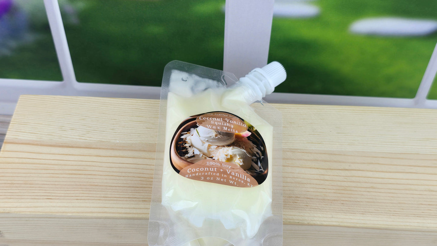 Coconut Vanilla Soy Wax Melts (Clamshells & Squeezable Wax)