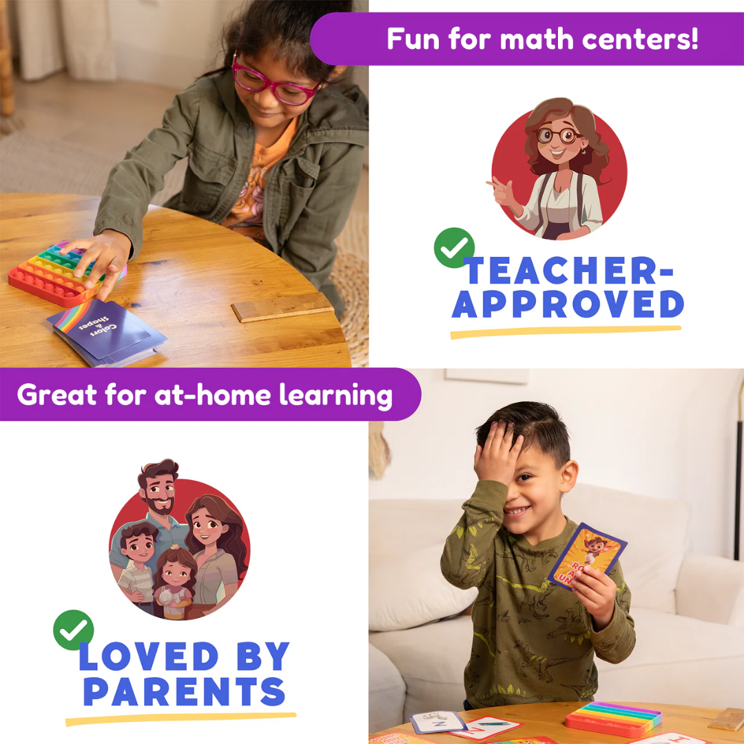 .2D & 3D Shapes & Colors Card Pack