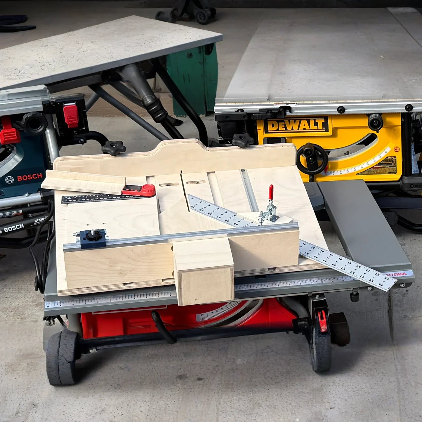 Flagship Table Saw Sled Delivered in a Box! - Compact Size