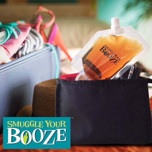 Smuggle Your Booze Cosmetic Bag Hidden Flask