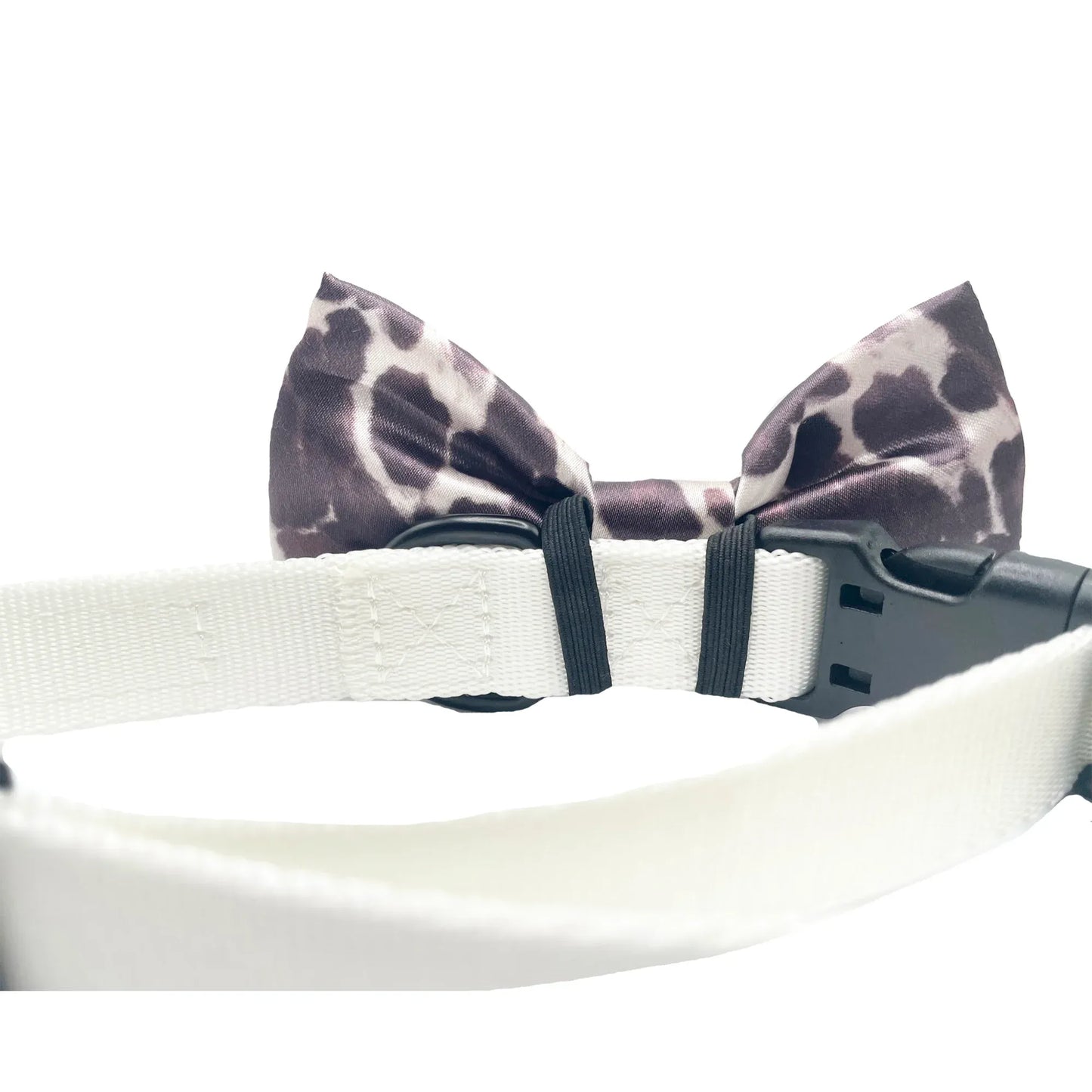 Cow Print Dog Bow Tie