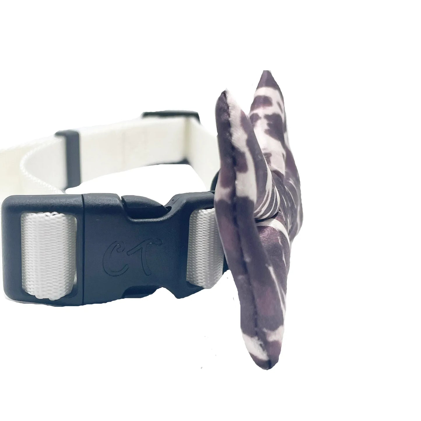 Cow Print Dog Bow Tie