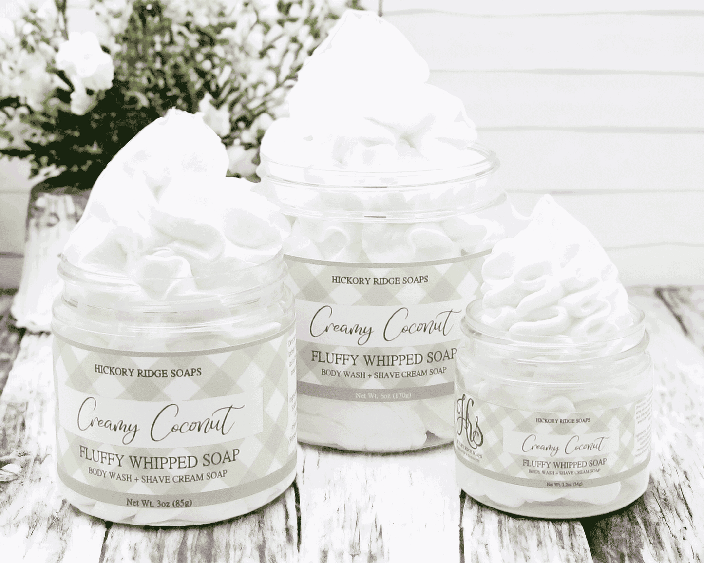Creamy Coconut Whipped Soap