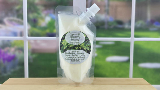 Cypress & Bayberry Soy Wax Melts (Clamshells & Squeezable Wax)