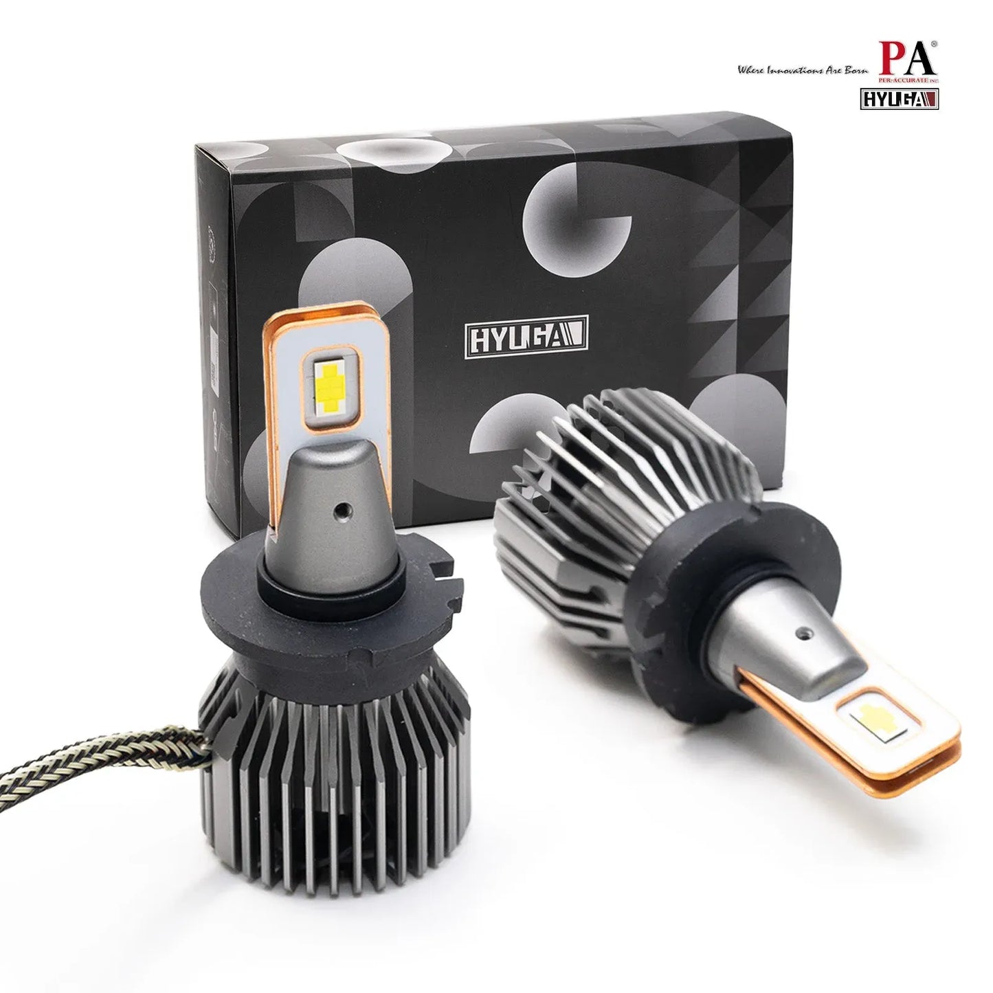 HYUGA GX827 H8 H9 H11 H16J LED Headlight Fog Light White 6500k 50W 5700LM｜2 Bulbs