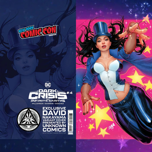 [Foil] Dark Crisis On Infinite Earths #4 Unknown Comics David Nakayama Exclusive Nycc 2022 Virgin Var