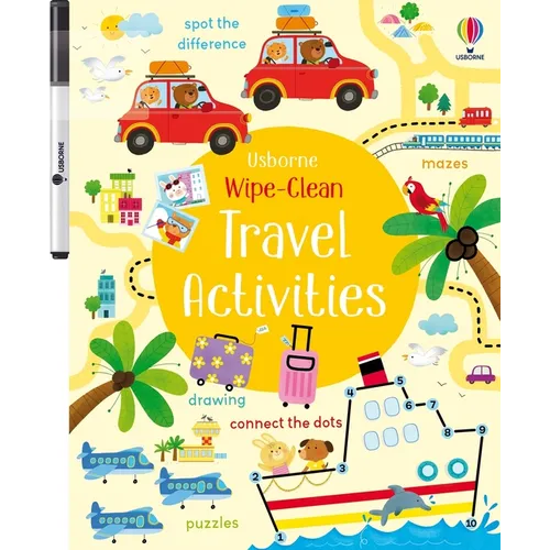 Wipe-Clean Travel Activities