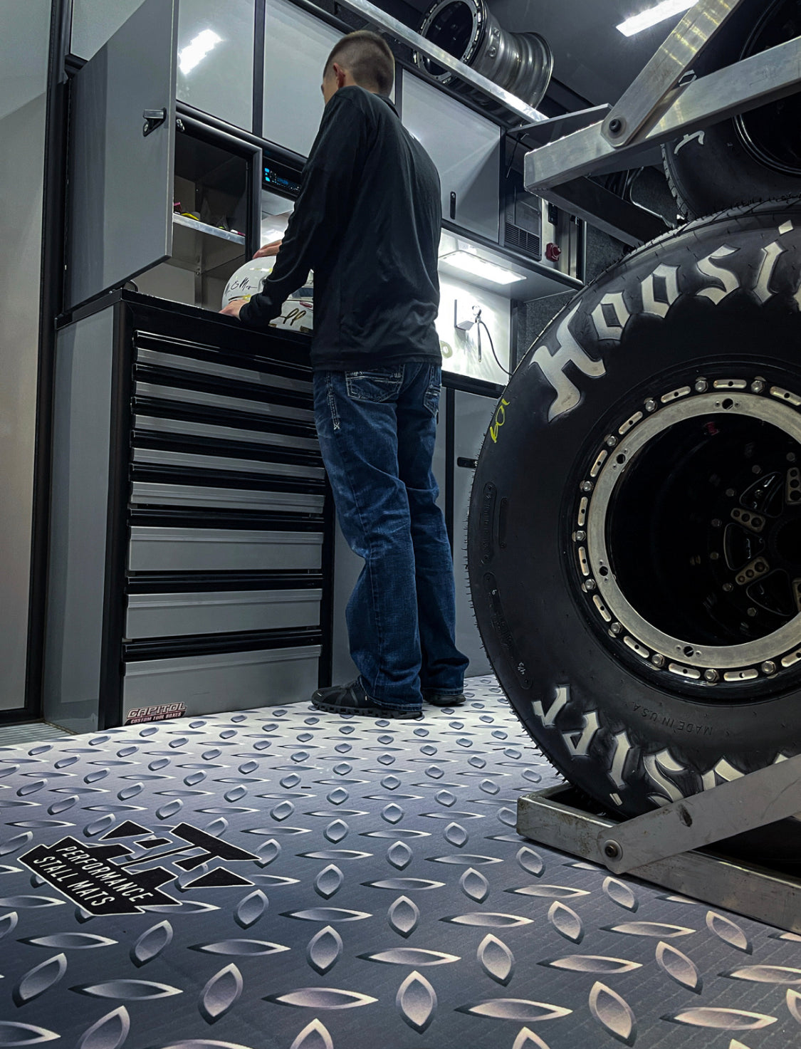 5x10ft Diamond Plate Print Mat