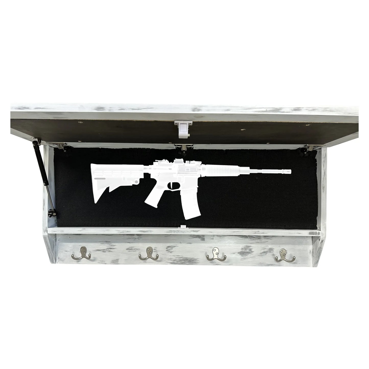 Coat Rack Hidden Gun Storage - Winter Tree
