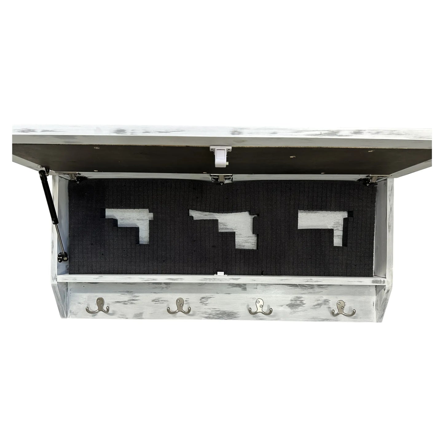 Coat Rack Hidden Gun Storage - Winter Tree