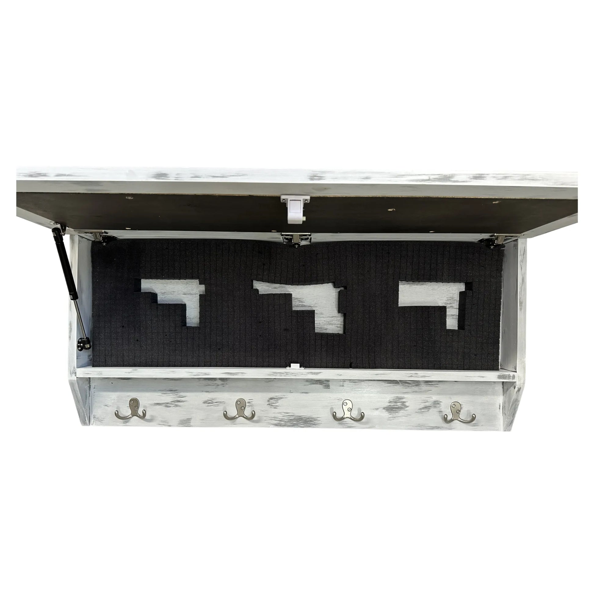 Coat Rack Hidden Gun Storage - Winter Tree