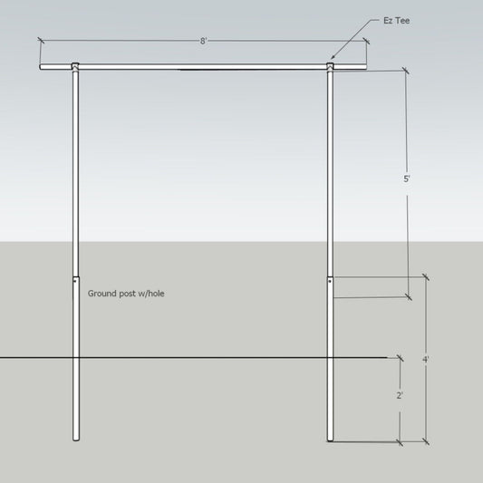 DIY Tomato Trellis | 1 3/8" Heavy Duty