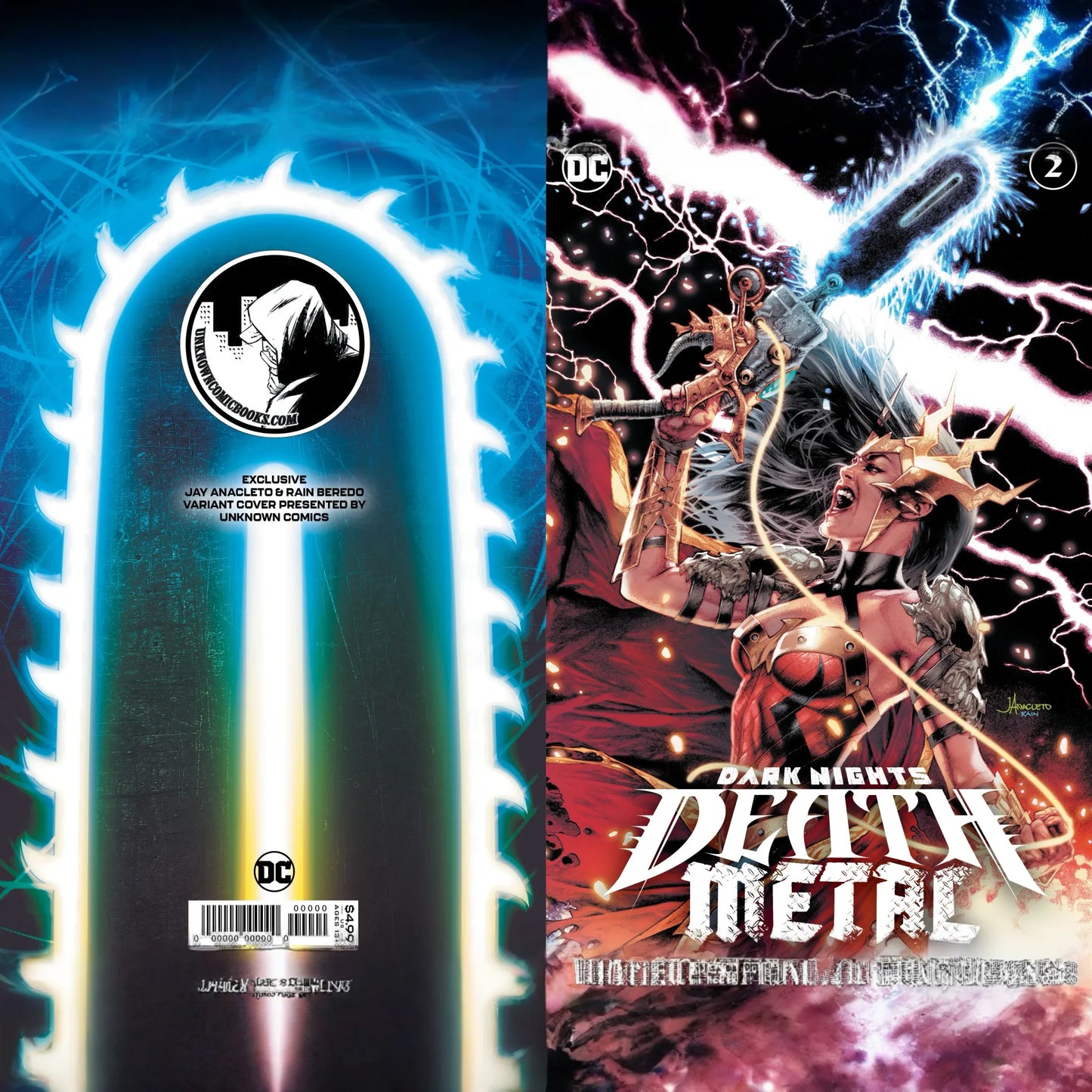Dark Nights Death Metal #2 (Of 6) Unknown Comics Jay Anacleto Exclusive Var (07/14/2020)