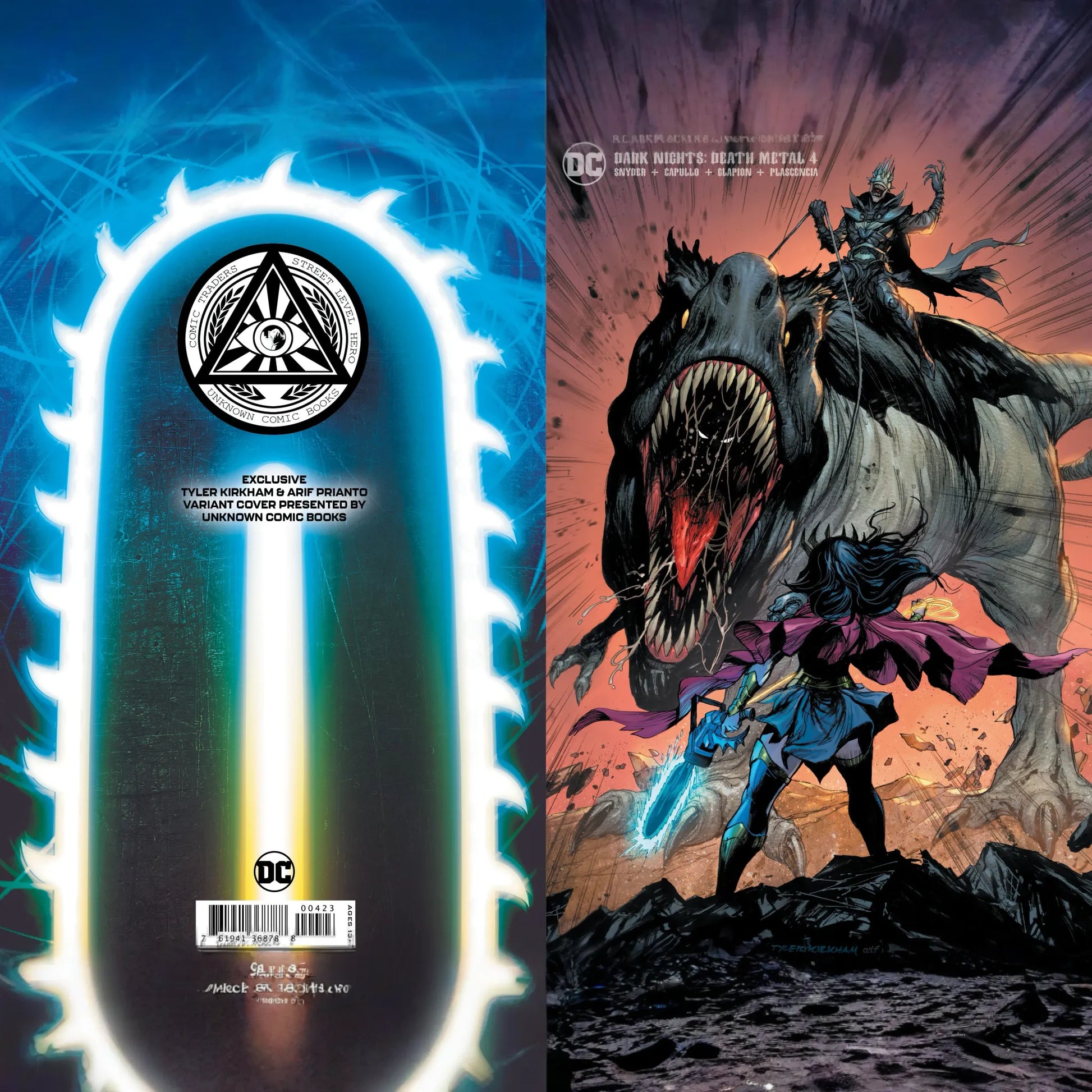 Dark Nights Death Metal #4 (Of 7) Unknown Comics Tyler Kirkham Exclusive Minimal Var (10/14/2020)