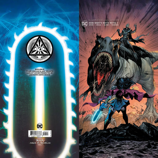 Dark Nights Death Metal #4 (Of 7) Unknown Comics Tyler Kirkham Exclusive Minimal Var (10/14/2020)