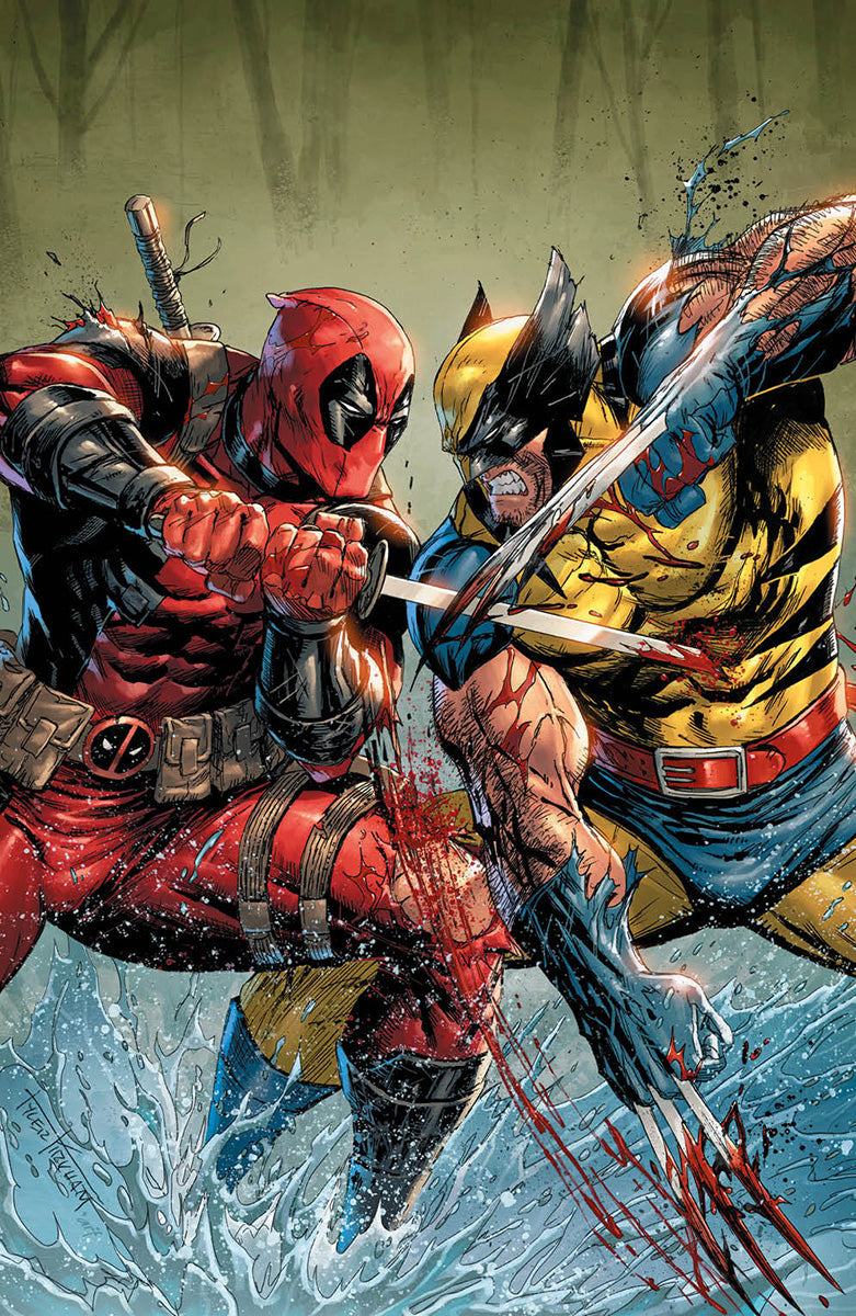 [Signed by Tyler Kirkham] DEADPOOL & WOLVERINE WWIII #2 Tyler Kirkham Virgin Var Unknown