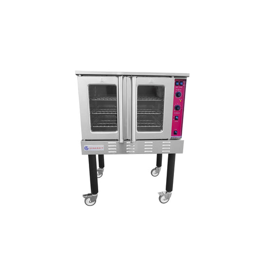 GenKraft - Commercial Convection Oven - Full Size Single Stack Oven for Restaurants, 54,000 BTU - Kitchenware, Appliances, Sellers in California, Kitchenware » Commercial Appliances, Appliances » Commercial Kitchens, All Products, Products from Freezeandfry.com, 🏡 Home + Garden - Little Red General Store