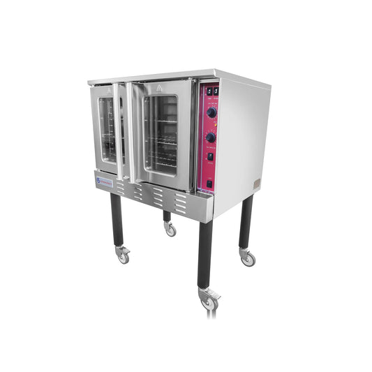 GenKraft - Commercial Convection Oven - Full Size Single Stack Oven for Restaurants, 54,000 BTU - Kitchenware, Appliances, Sellers in California, Kitchenware » Commercial Appliances, Appliances » Commercial Kitchens, All Products, Products from Freezeandfry.com, 🏡 Home + Garden - Little Red General Store