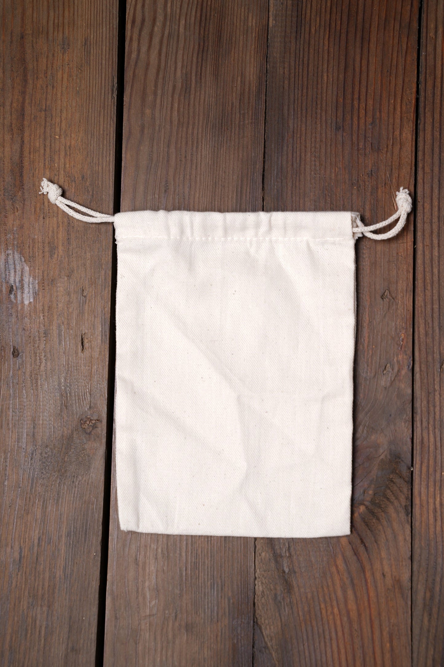 10x12 Inches Reusable Eco-Friendly Double Drawstring Cotton CANVAS Bags Natural Color
