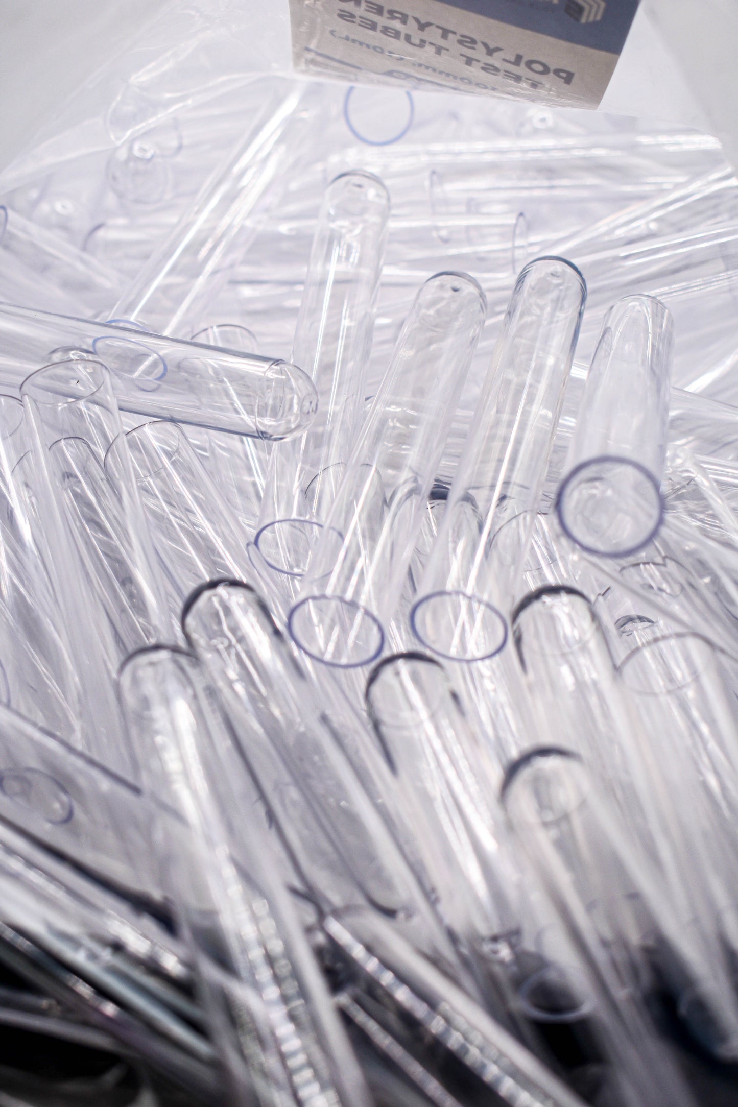 Polystyrene Clear Test Tube 16x100mm 10mL