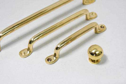 Serene Cabinet Pulls - Unlacquered Brass Polished