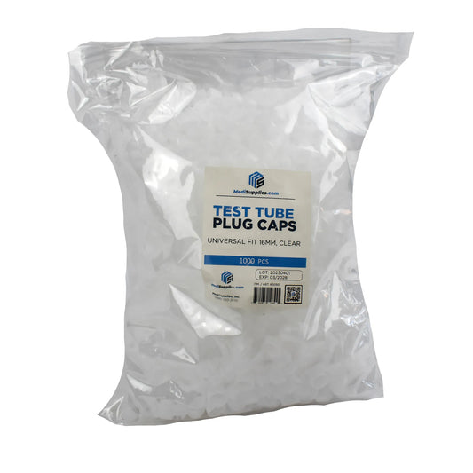 16mm Test Tube Plug Clear Caps Universal Fit