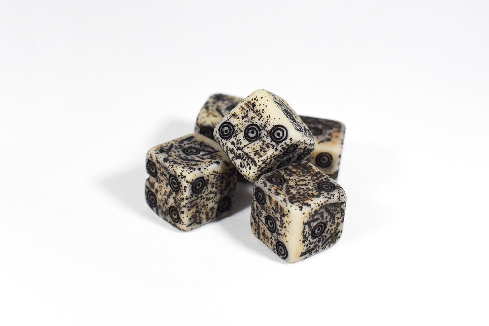 Ancient Dice w/ Worn Texture 16mm