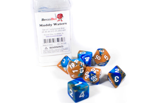 Muddy Waters Tri-Color Swirl Blue/Blue/Brown