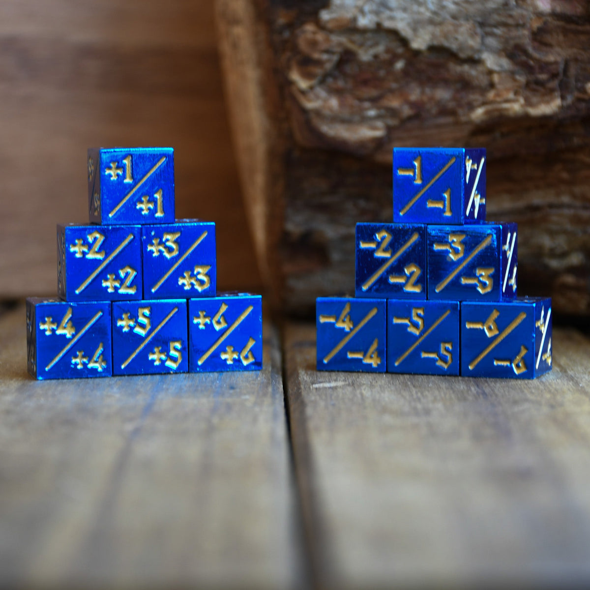 '-1/-1 Counter Dice- Blue, 6ct.