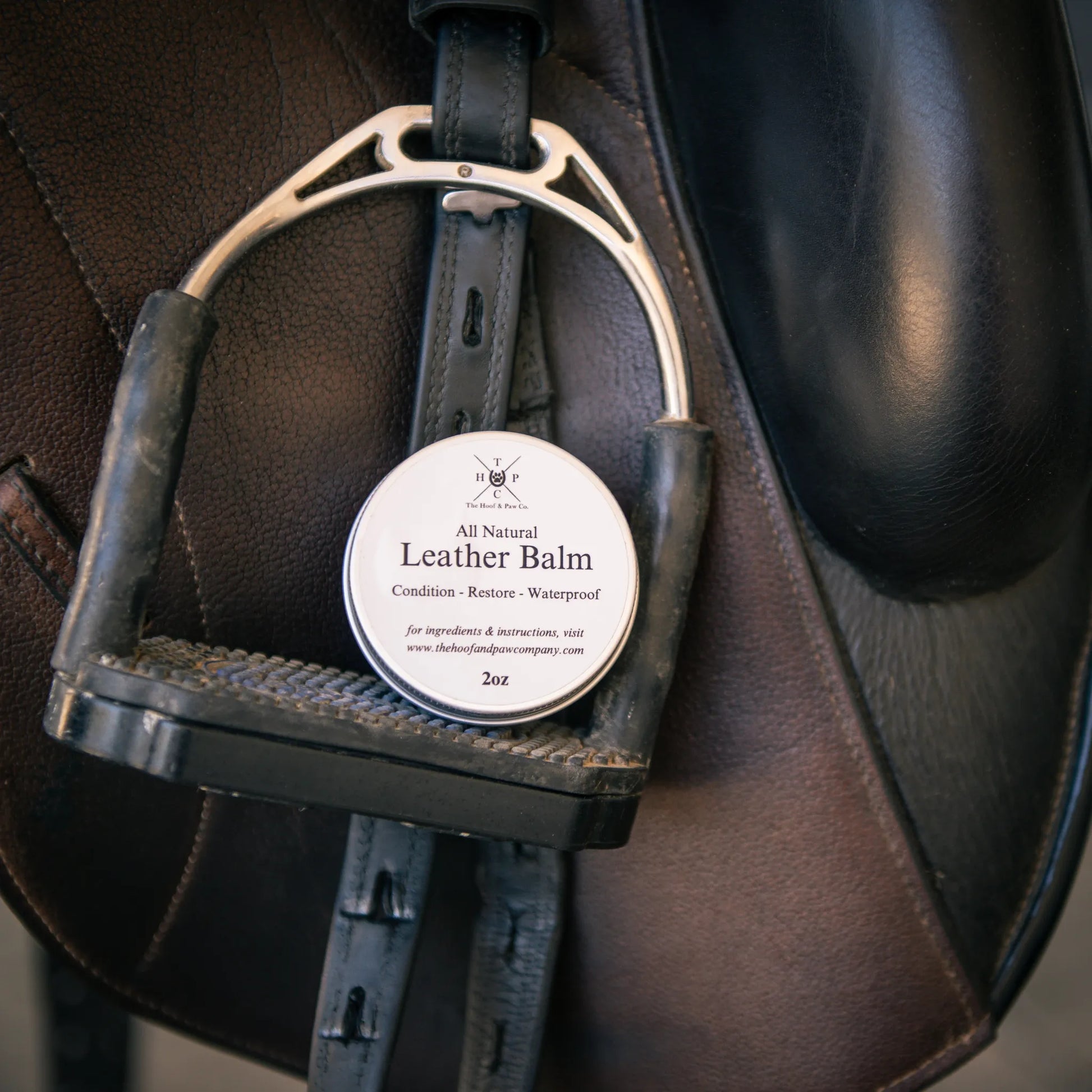 All Natural Leather Balm- 2oz