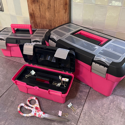 3 Piece Tool Box - Pink - DT5005P